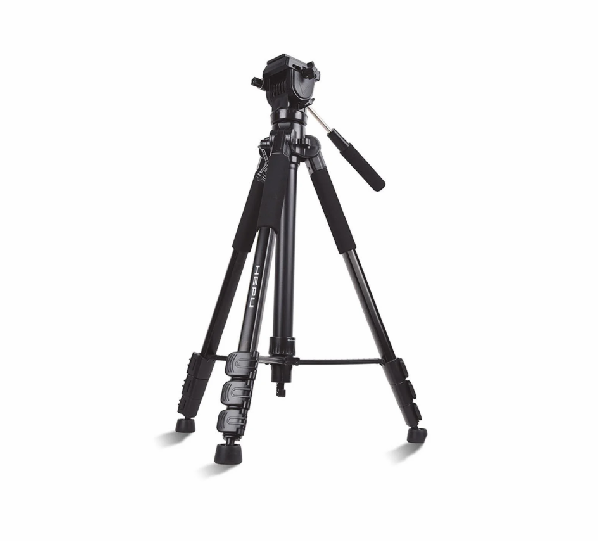 HEPU HP-T04 Profesyonel Tripod – 173 cm | 360° Top Kafa | Ağırlık Kancalı | Telefon Uyumlu