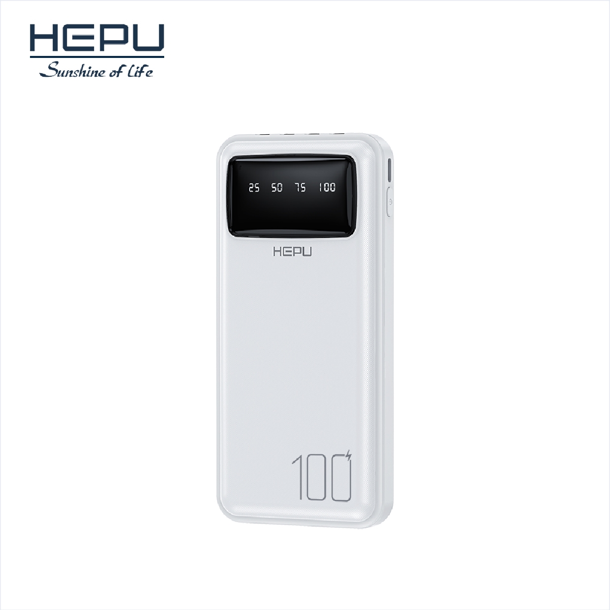 HEPU HP-986 Powerbank – 10.000 mAh, Dahili Çoklu Kablolu, Dijital Göstergeli